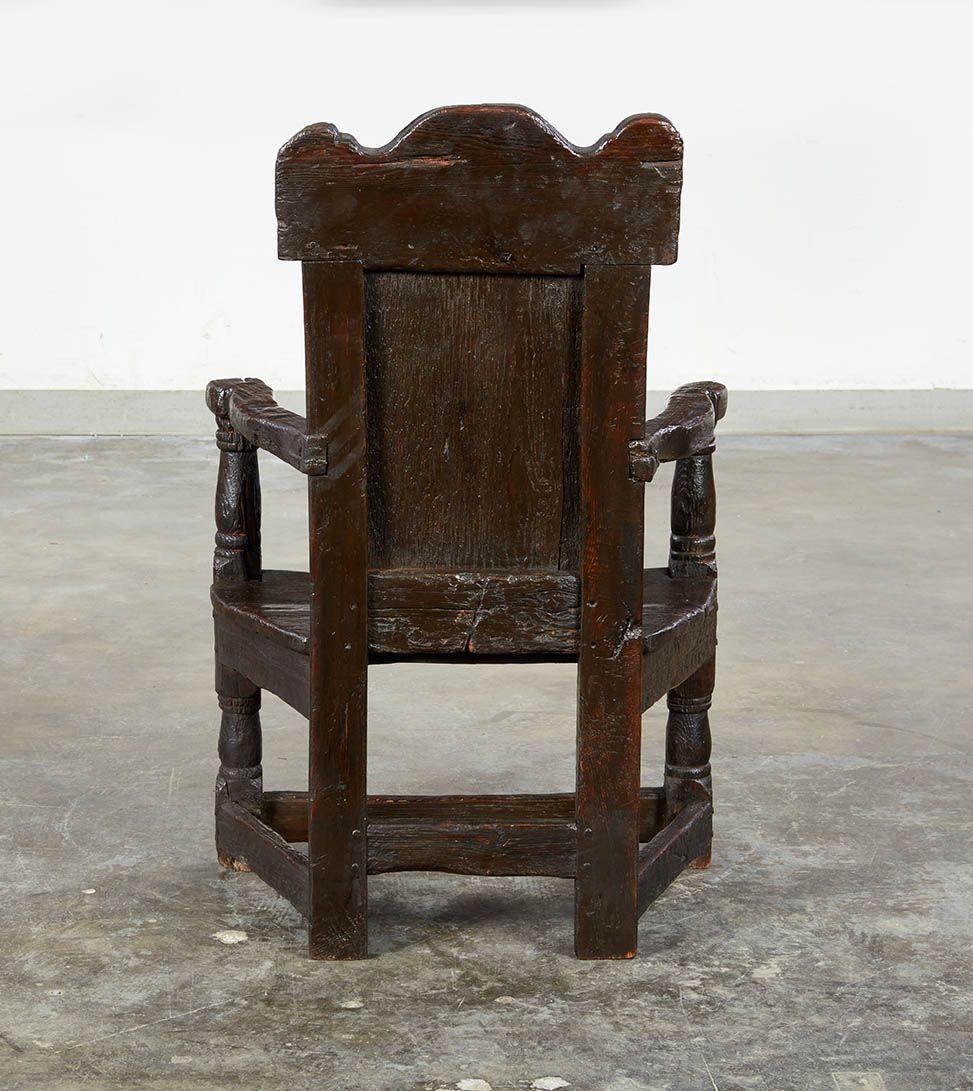 Siglo XVII Sillón Escocés Sol Naciente y Cardo en venta 8
