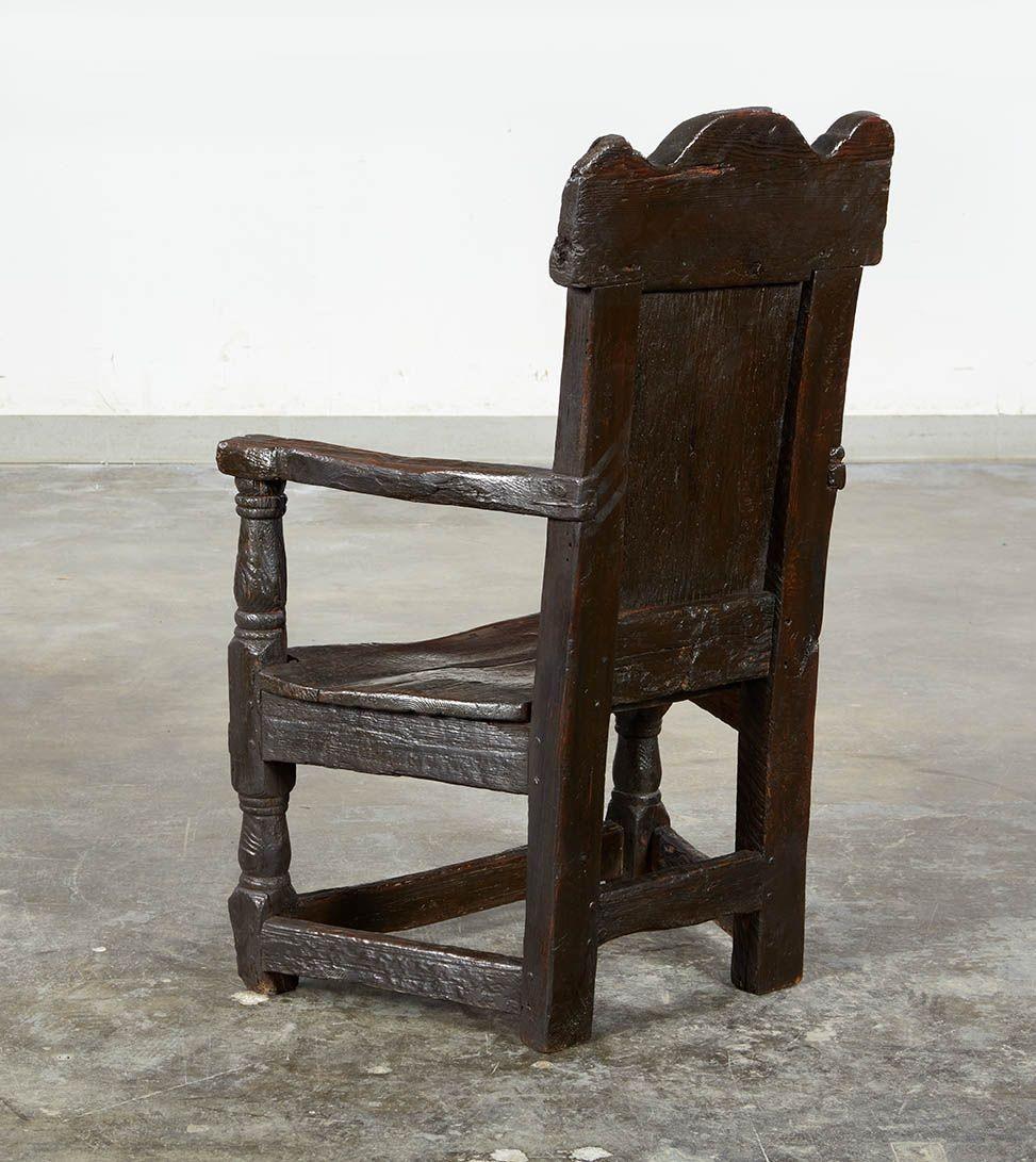 Siglo XVII Sillón Escocés Sol Naciente y Cardo en venta 9