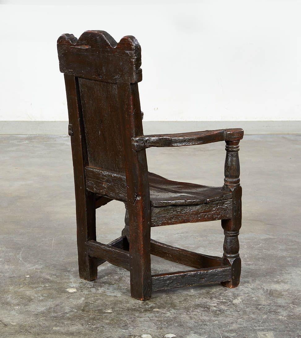 Siglo XVII Sillón Escocés Sol Naciente y Cardo en venta 10