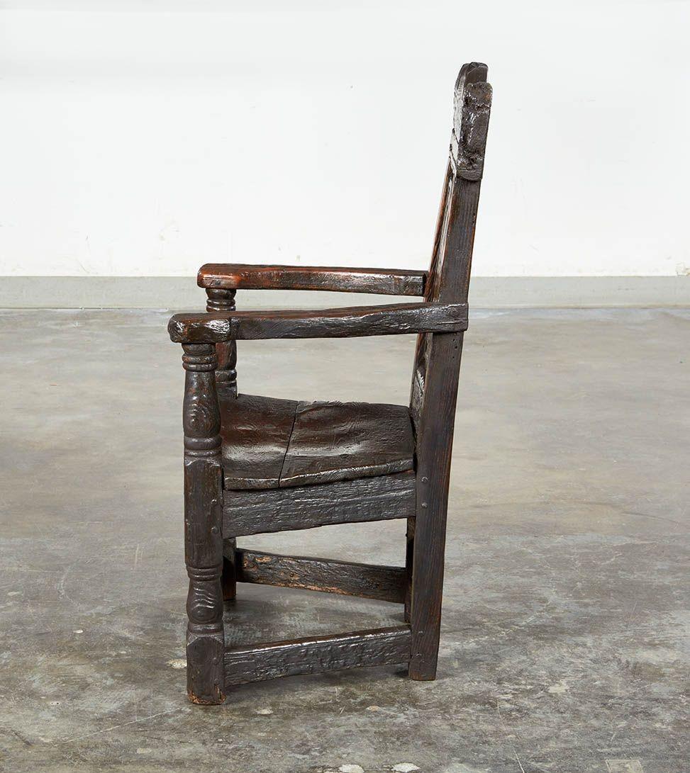 Siglo XVII Sillón Escocés Sol Naciente y Cardo en venta 2
