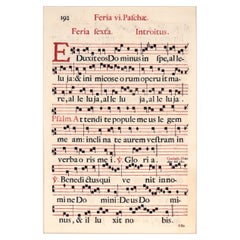 17. Jahrhundert. Bleistiftmusik „Feria vi. Paschae" ( Seite 191 und 192)