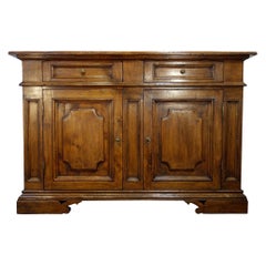 17th C Style Firenze Classic Old Walnut Credenza Custom Cabinet Line to order