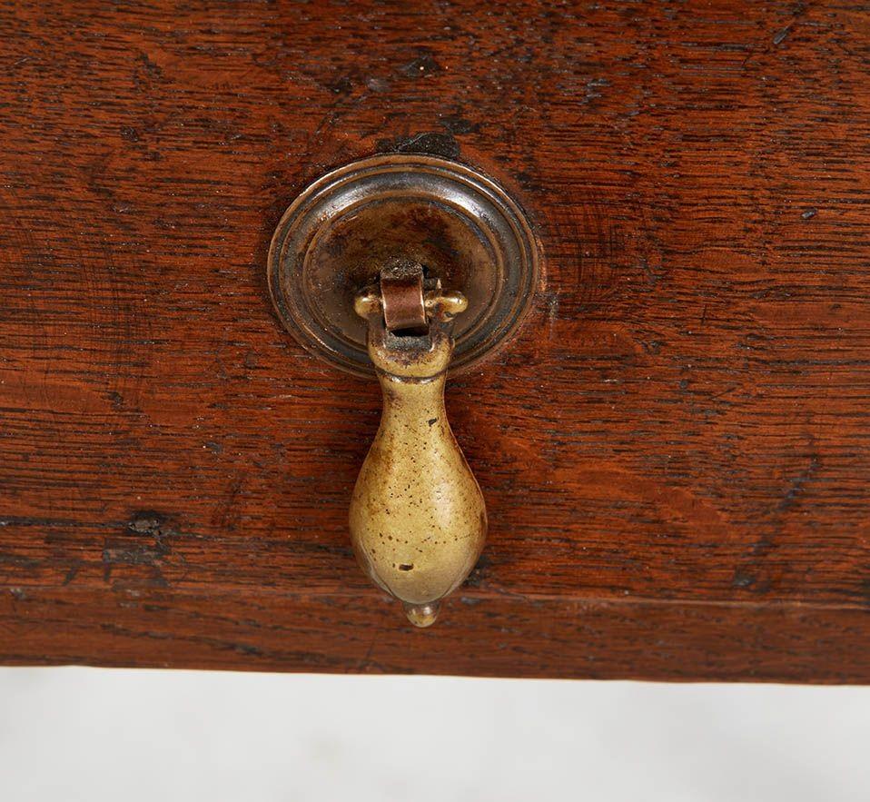 Chêne 17e s. Table d'appoint Willam and Mary en vente