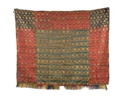 17Th Cen Persian Safavid Dynasty Embroidered Textile
