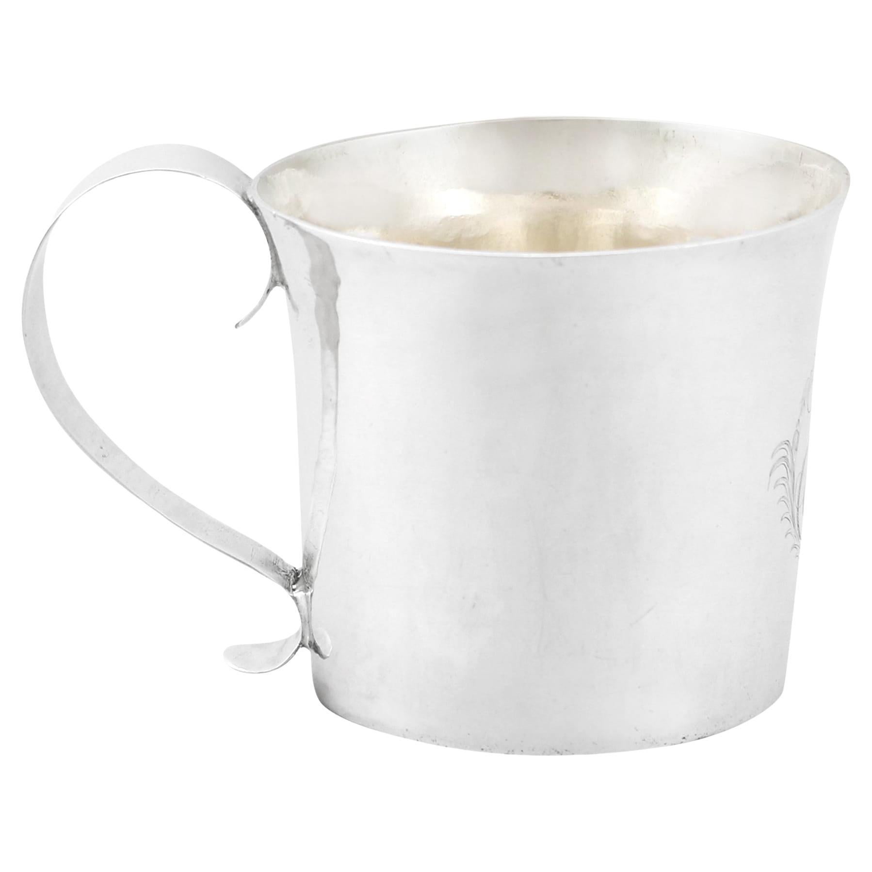 17th Century 1673 Sterling Silver Child's Mug For Sale