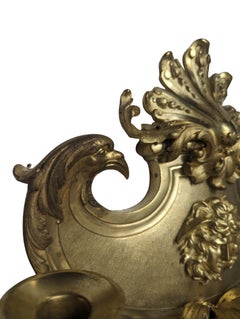 17th Century 4 lights Hermes Wall Lamp in gold 18K finish