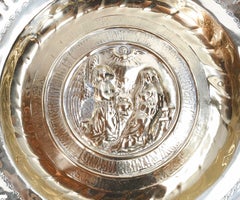 Almosenschale mit Verkündigungsszene aus dem 17.