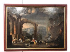 17e siècle : une importante peinture flamande signée