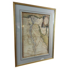 17th century Ancient and Modern Egyptian Map, 1762s