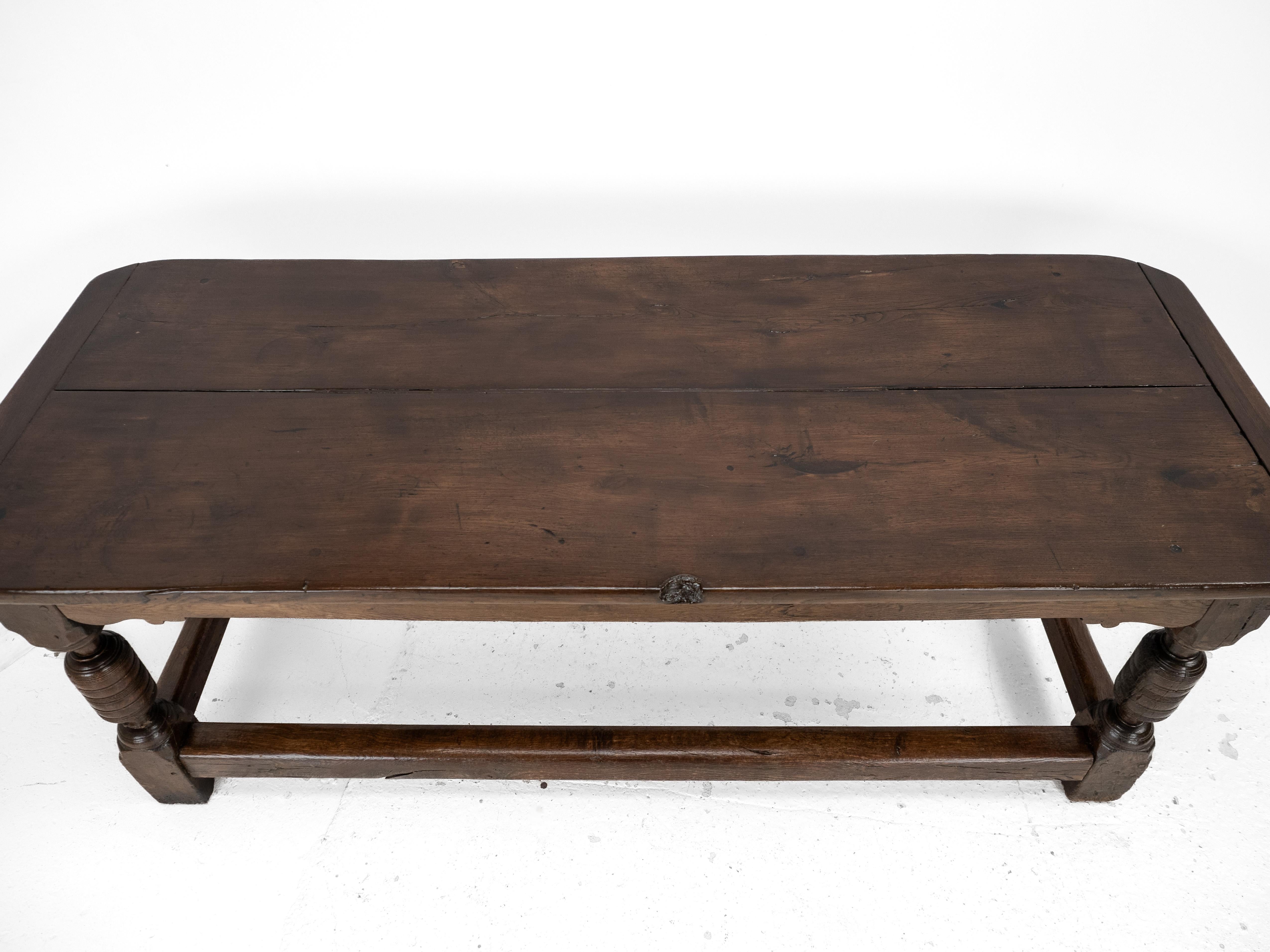 Quercia 17th Century and Later Oak Refectory Dining Table in vendita