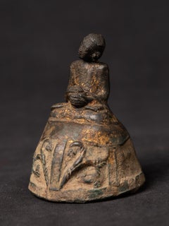 17th century Antique bronze Burmese Monk statue - OriginalBuddhas