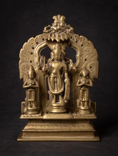 Tavola antica in bronzo raffigurante Virabhadra, risalente al XVII secolo, proveniente dall'India