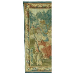 Antiker Brüsseler Wandteppich aus dem 17. Jahrhundert, 8' X5'3"