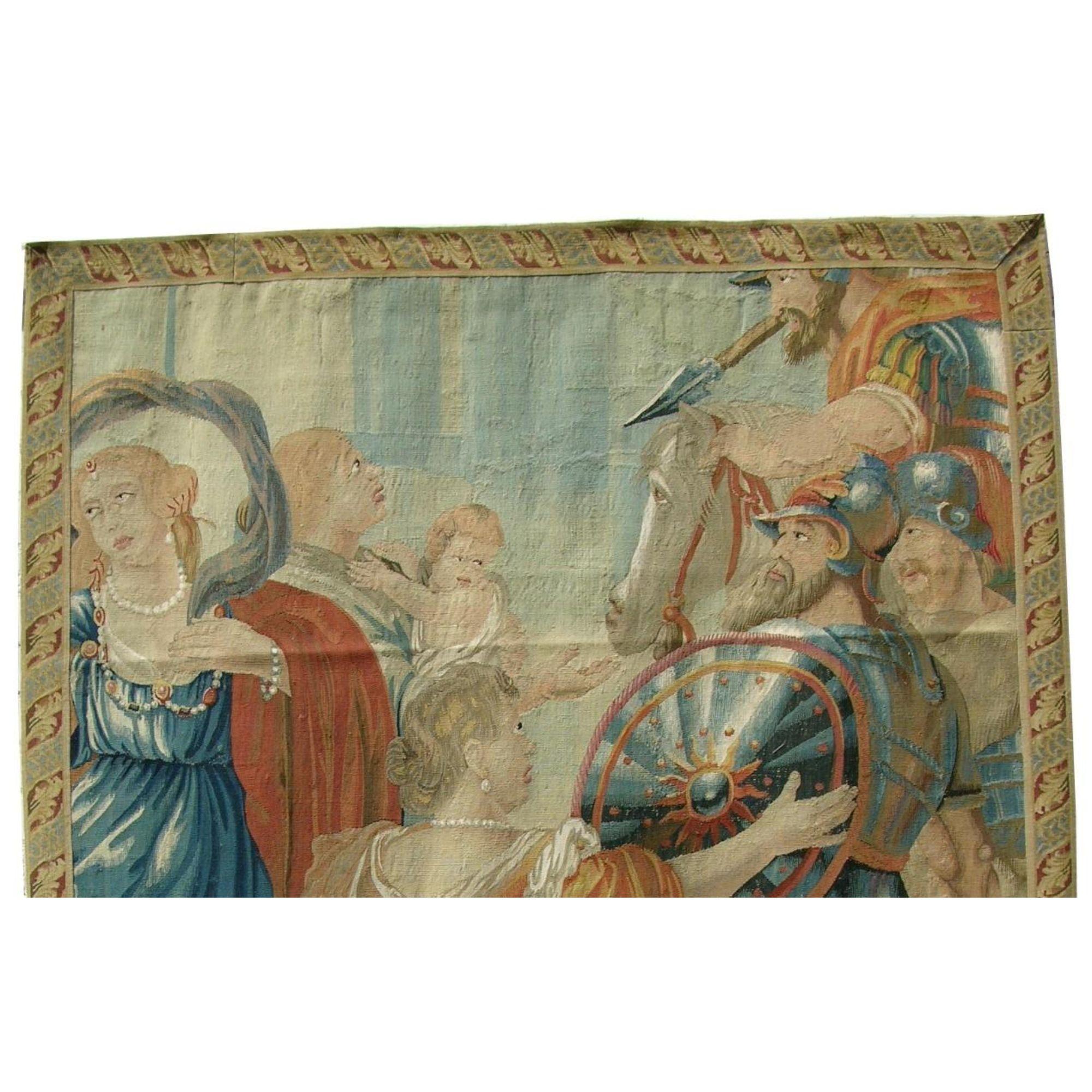 Other 17th Century Antique Brussels Tapestry 8'9