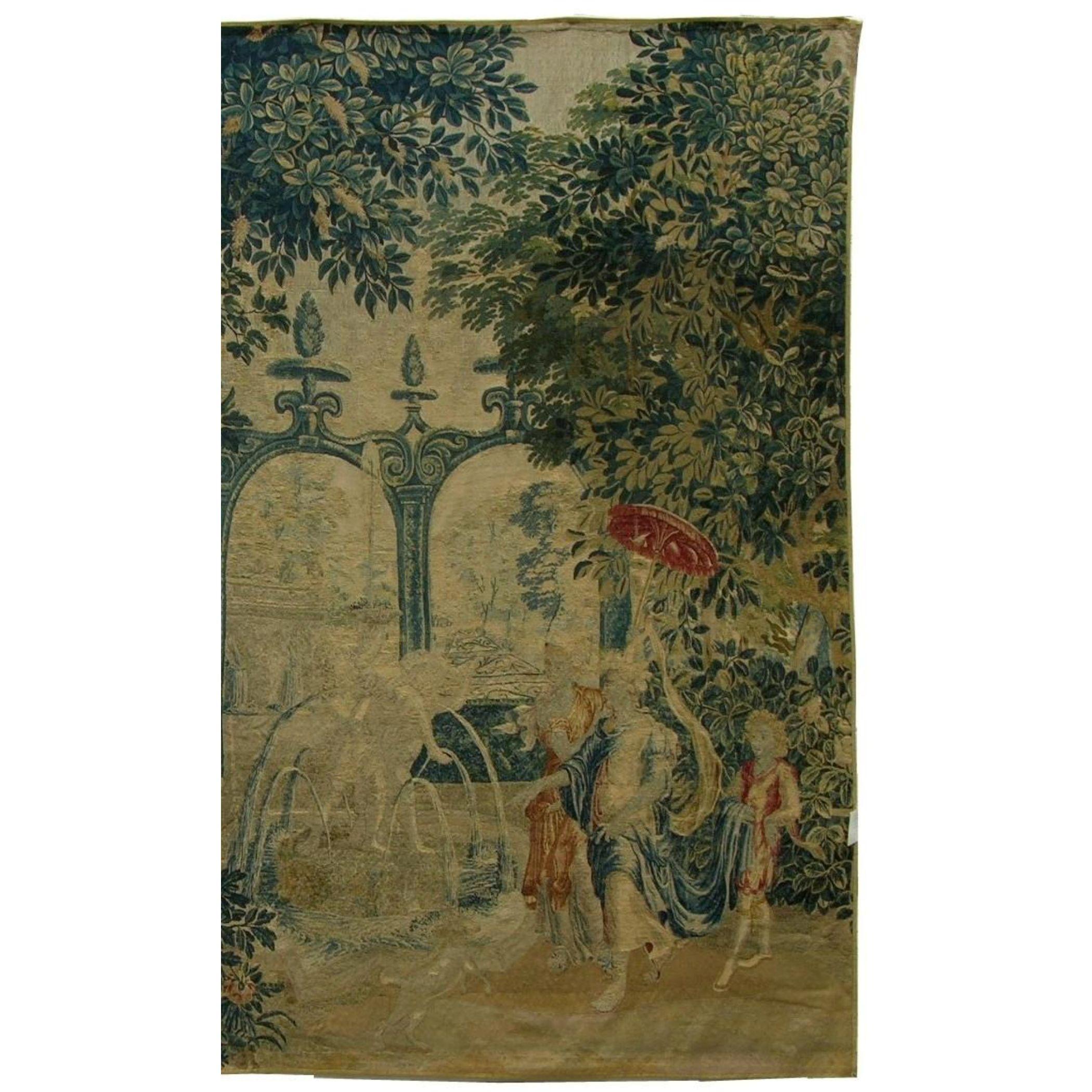 Unknown 17th Century Antique Brussels Tapestry 9'10