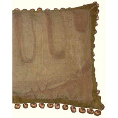 17th Century Antique Brussels Tapestry Pillow