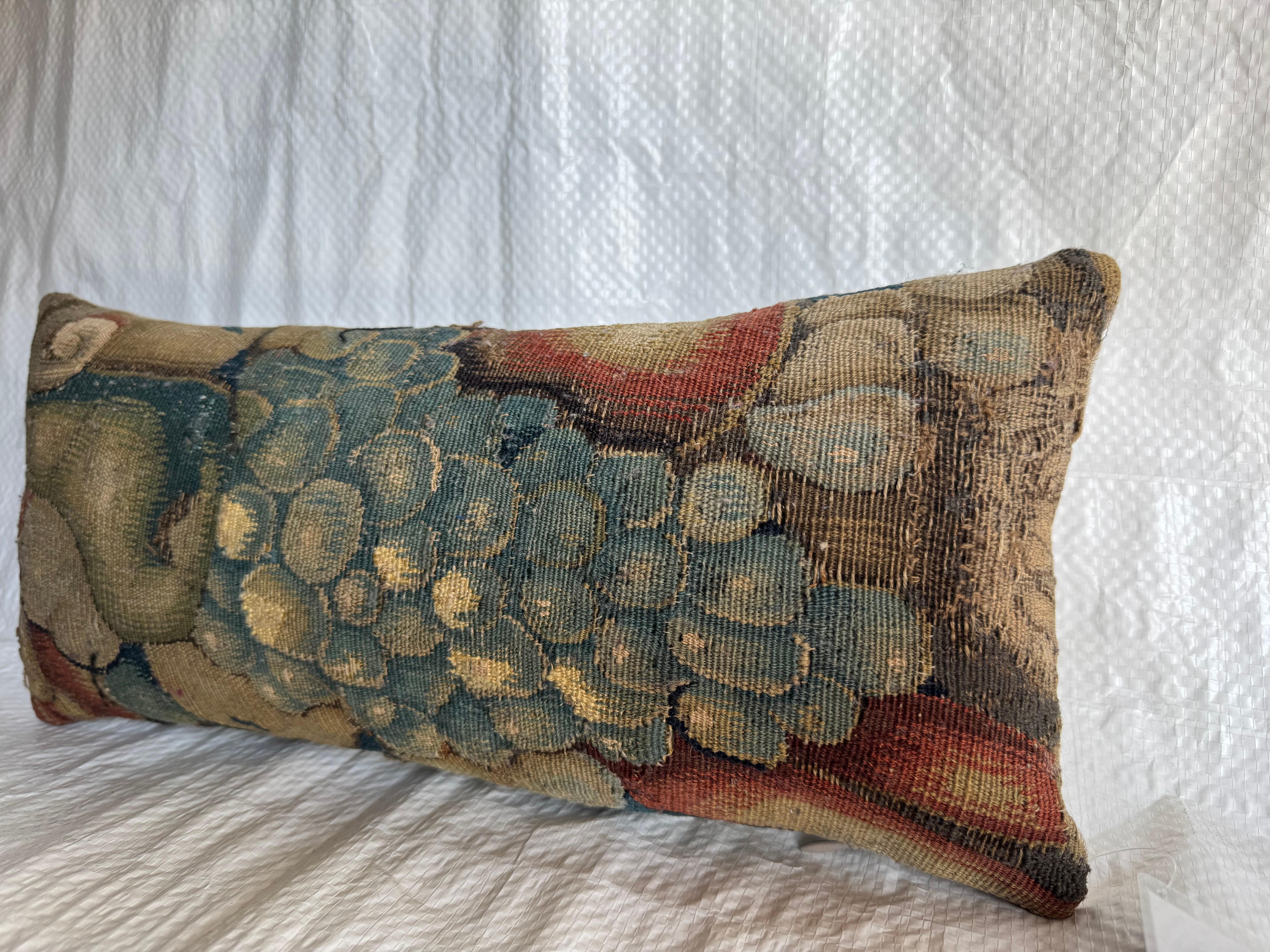 Almohada Tapiz Bruselas Antiguo Siglo XVII Barroco en venta