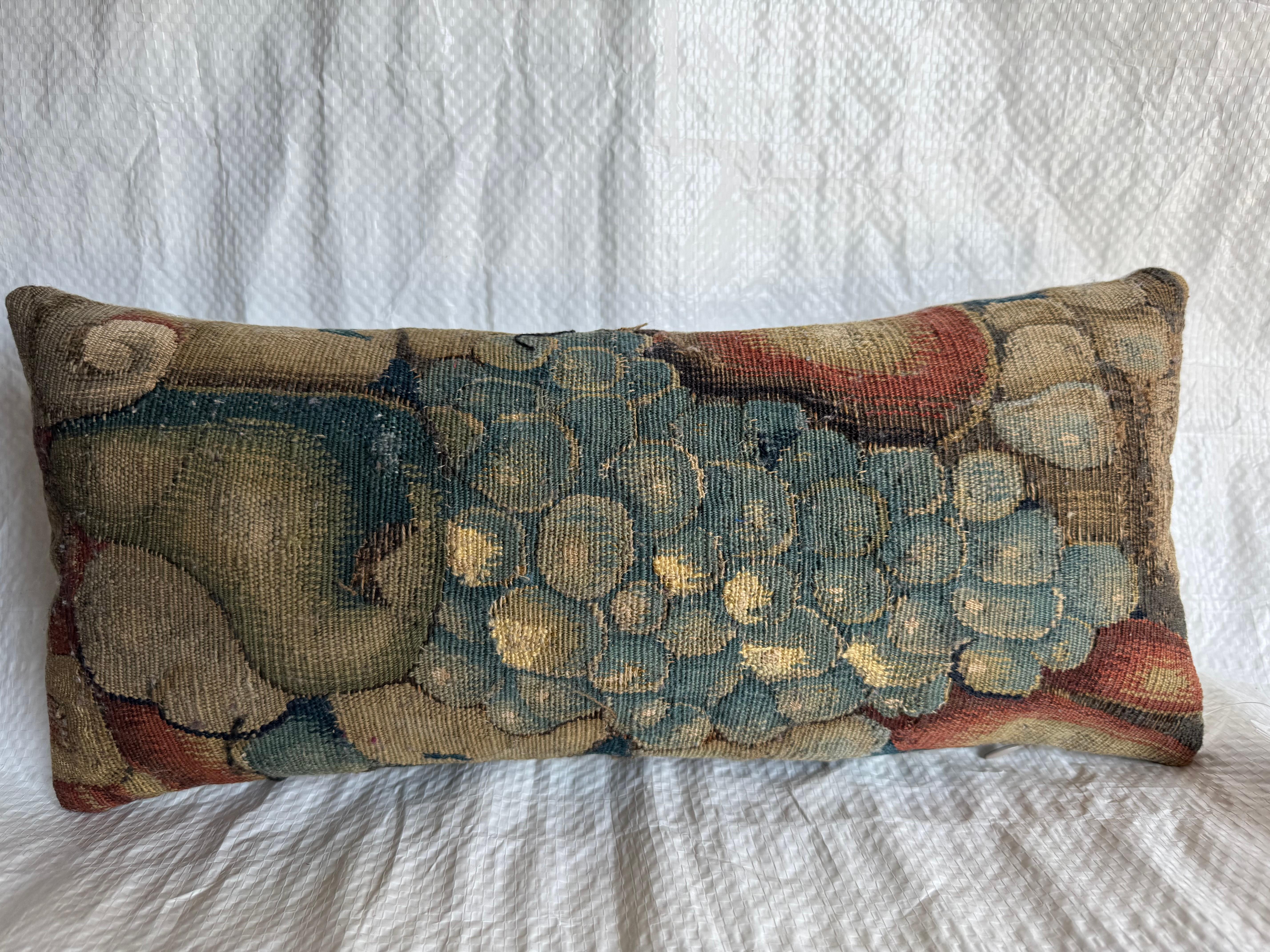 Almohada Tapiz Bruselas Antiguo Siglo XVII en Bueno estado para la venta en Los Angeles, US