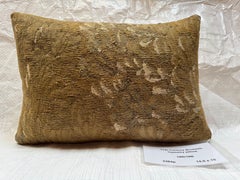 17th Century Antique Brussels Verdure Tapestry Pillow