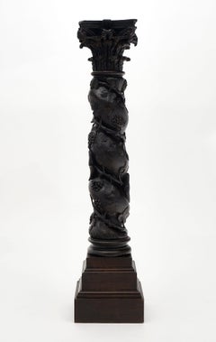 17th Century Antique Column Pedestal