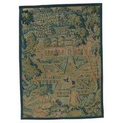 17th Century Antique Flemish Tapestry 4' X 2'10"