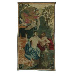 17th Century Antique Flemish Tapestry 8'5" X 4'7"