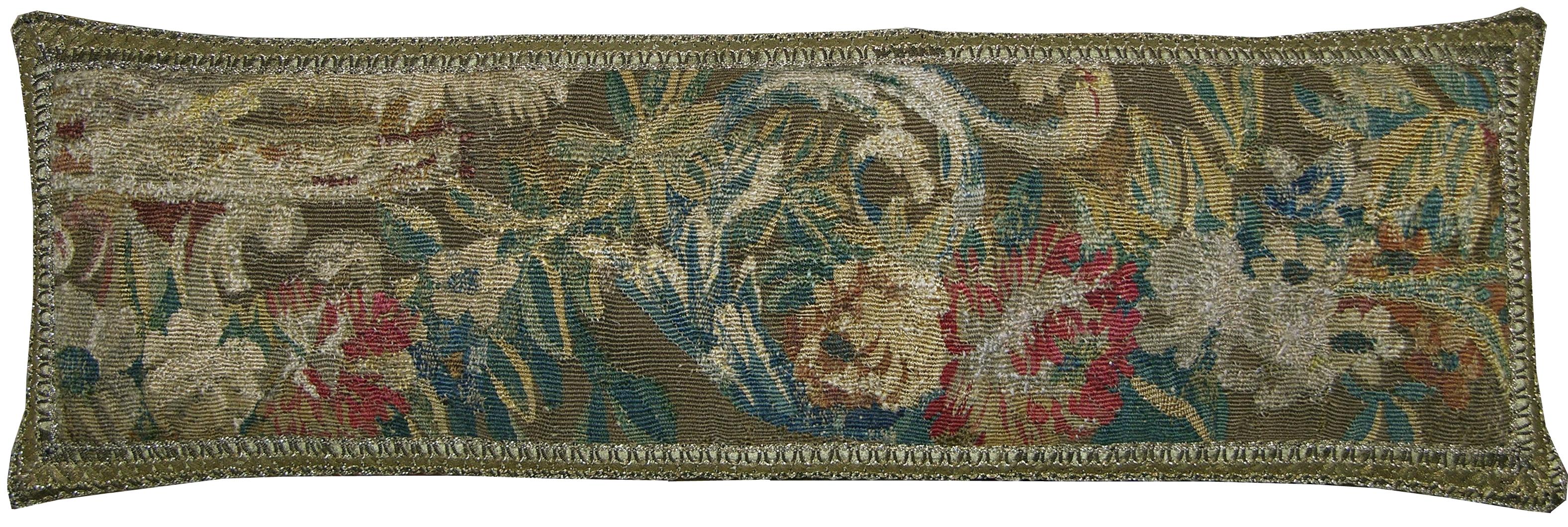 Unknown 17th Century Antique Flemish Tapestry Pillow