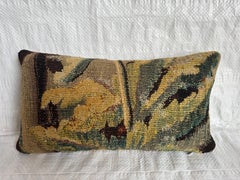 17. Jahrhundert Antike flämische Verdure Wandteppich Kissen