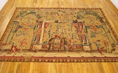 17th Century Antique French Beauvais Grotesque Tapestry