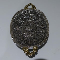17th Century Antique German Silver Dish Nurnberg circa 1695 Wolfgang Rossler