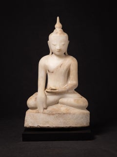 17th century Antique marble Burmese Buddha statue from Burma