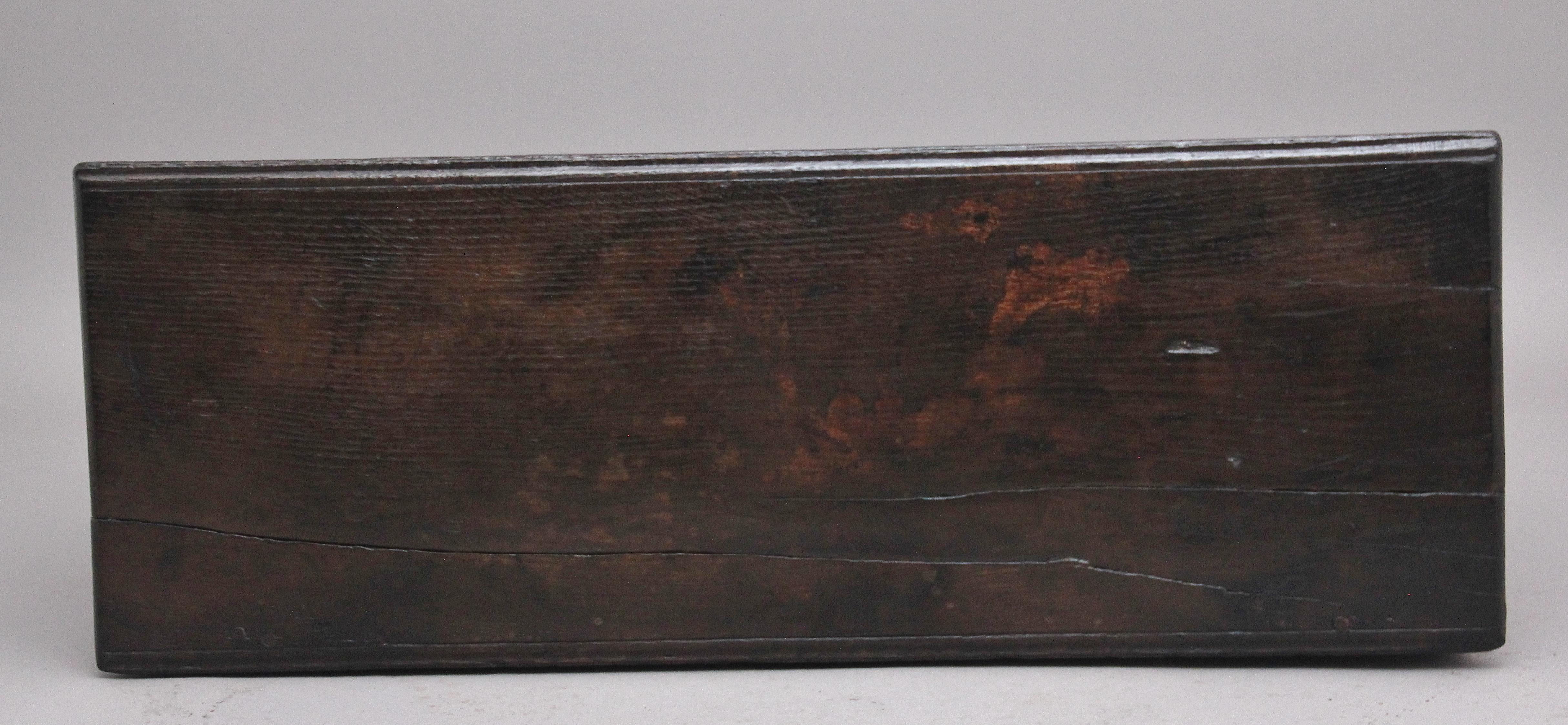 17th Century Antique Oak Coffer In Good Condition For Sale In Martlesham, GB