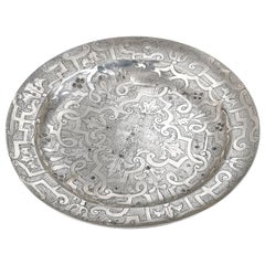 17th Century Antique Spanish Silver Plate