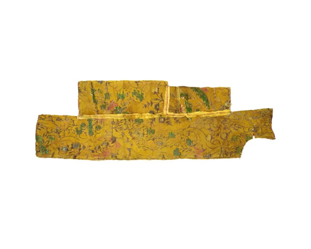 Unknown 17Th Century Antique Turkish Ottoman Hand Woven Textile For Sale