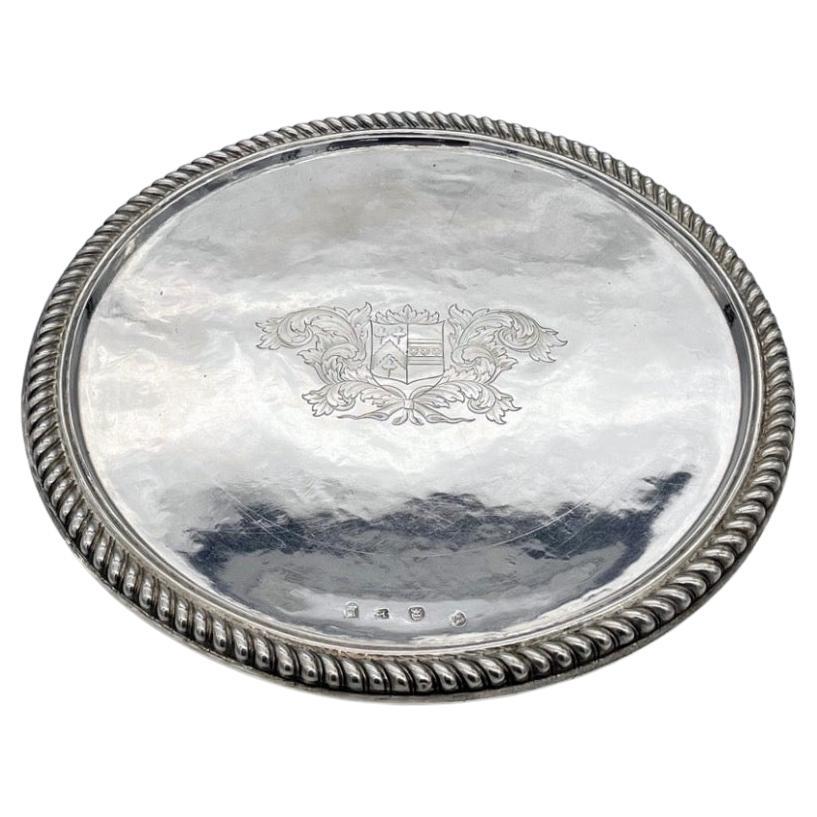 17th Century Antique William & Mary Large Silver Tazza Lond 1692 William Gamble For Sale