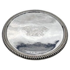 17. Jahrhundert Antike William & Mary Große Silber Tazza Lond 1692 William Gamble