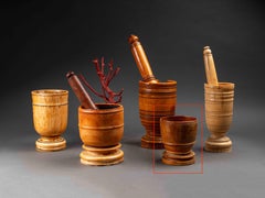 17th century apothecary's ivory mortar - Indo-Portuguese