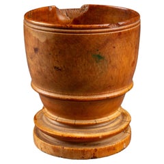 17th century apothecary's ivory mortar - Indo-Portuguese