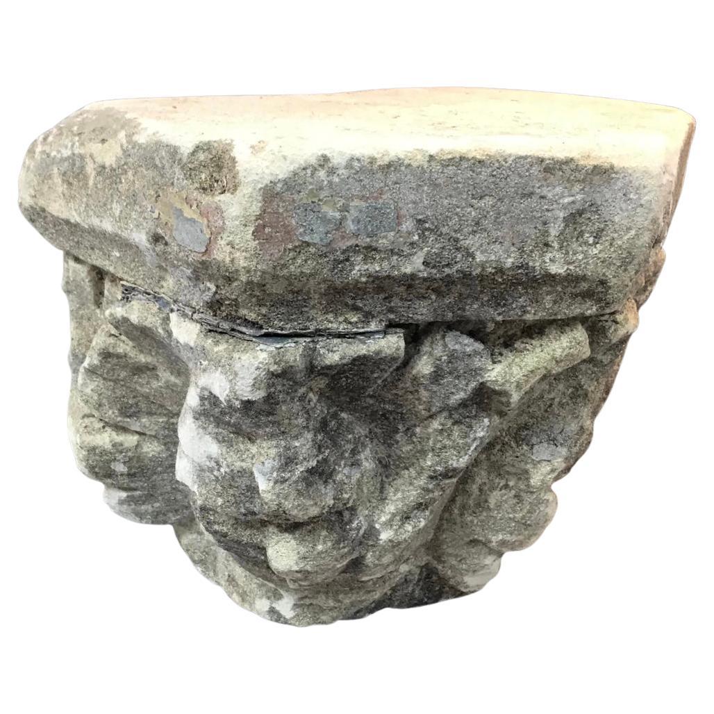 17th Century Architectural Stone Capital For Sale 2