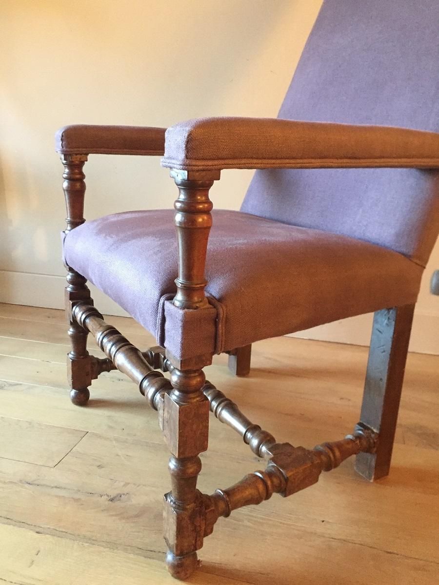 18th Century and Earlier 17th Century Armchair For Sale