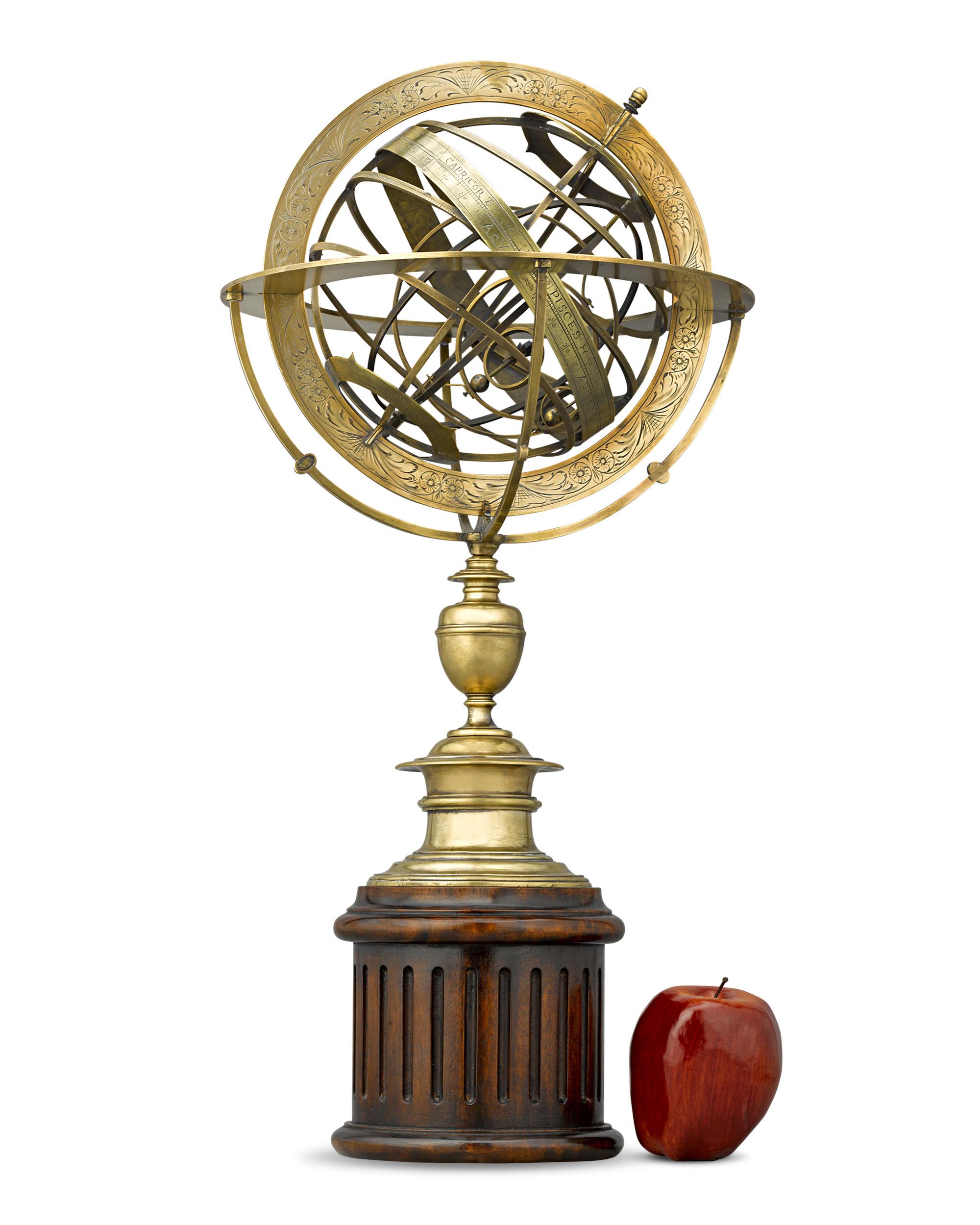 18th Century and Earlier 17th-Century Armillary Sphere