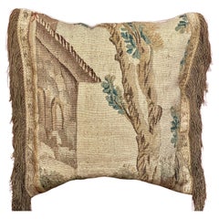 17th Century Aubusson Tapestry Pillow