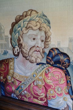 17th Century Aubusson Tapestry Portrait