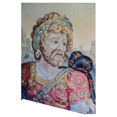 17th Century Aubusson Tapestry Portrait