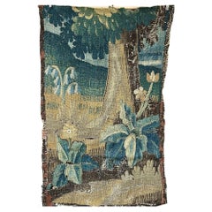 Aubusson Verdure-Wandteppichplatte aus dem 17. Jahrhundert