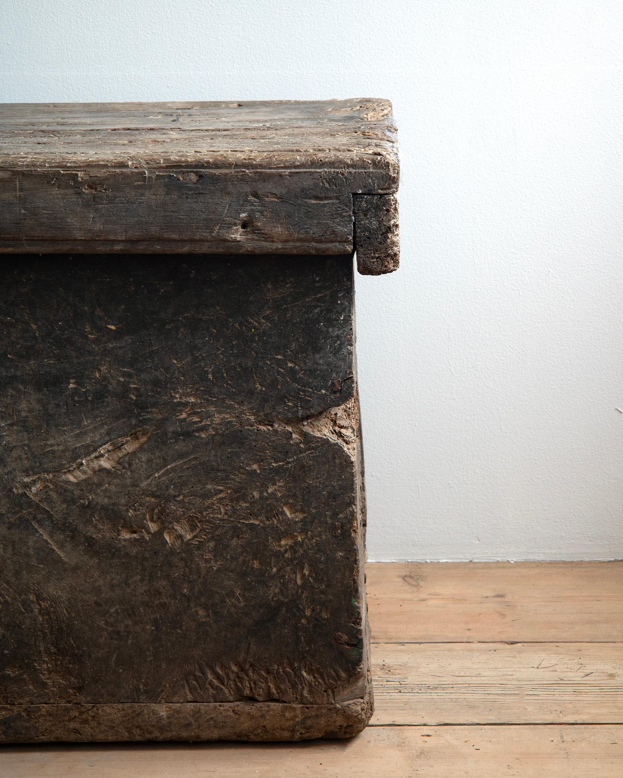 Francese Cassapanca barocca del XVII secolo in Oak in vendita