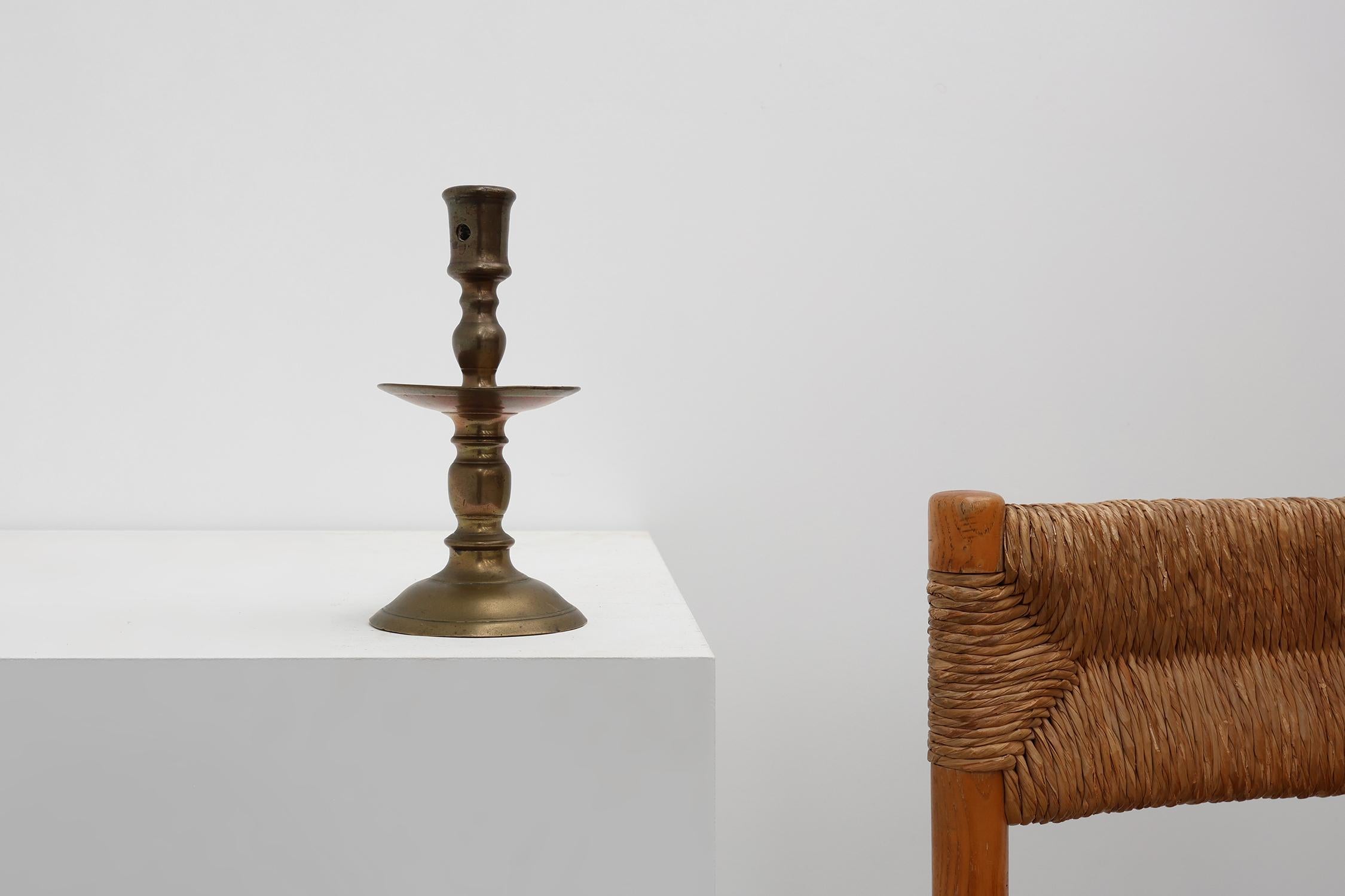 Fatto a mano Candeliere in bronzo belga del XVII secolo in stile rinascimentale in vendita