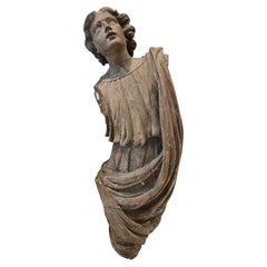 17th Century Belgian Linden Wood Statue of Mary Magdalene