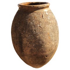 17th Century Biot Olive Oil Jar or Garden Pot Planter with Seven Stamps Q