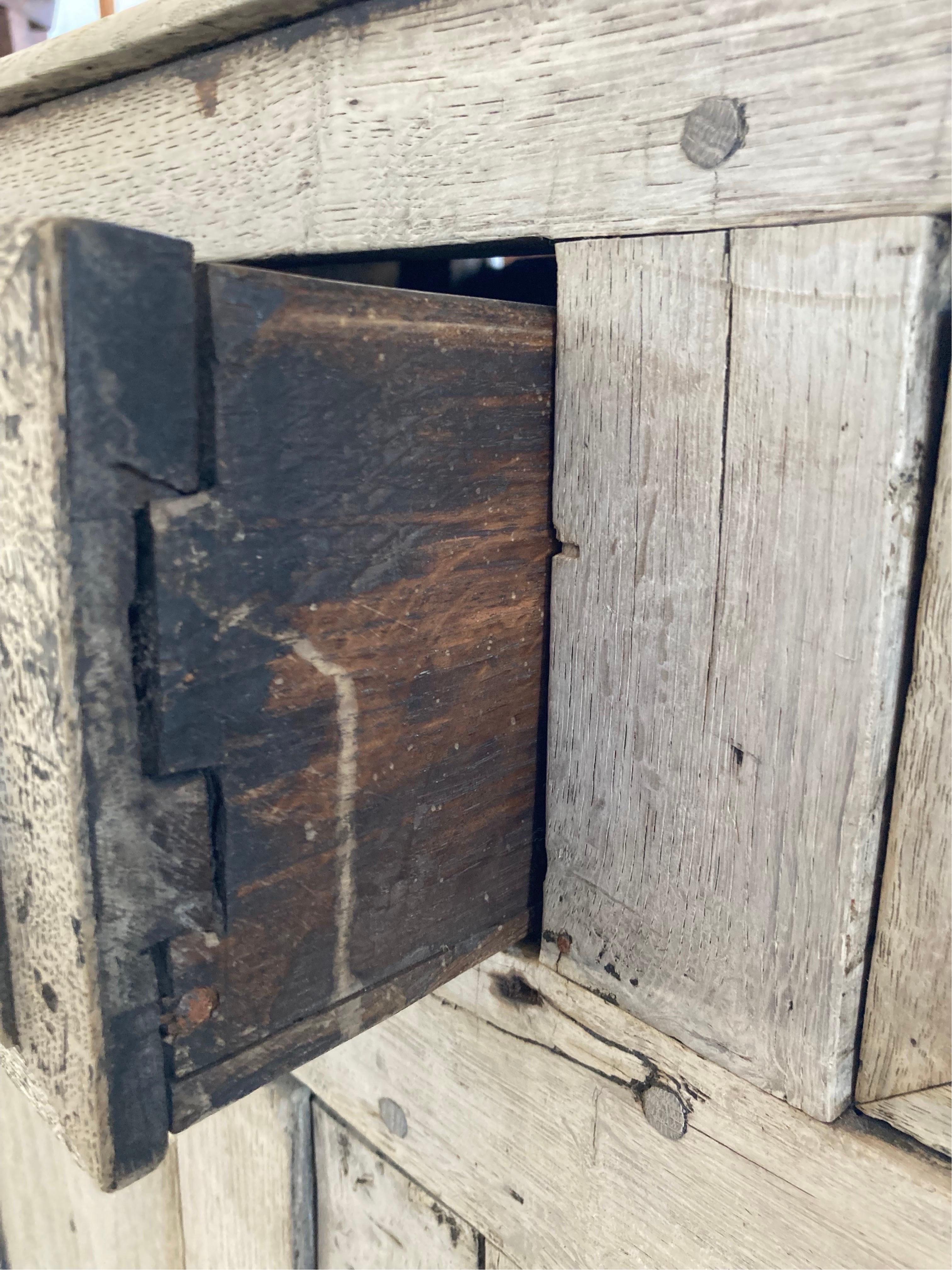 17th Century Bleached Oak Jacobean Server/Sideboard 9
